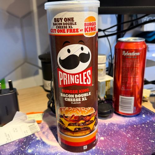 Pringles Burger King Double Bacon Cheese XL